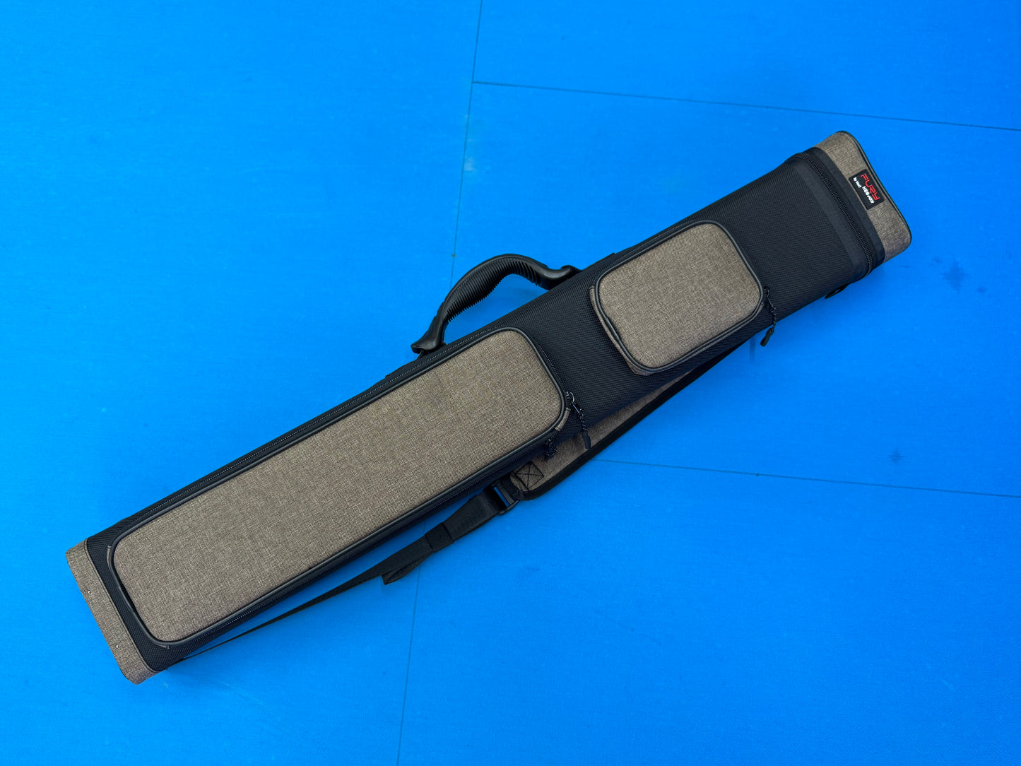 fury cue case 威利 3B5S 褐色硬孔雙肩球桶