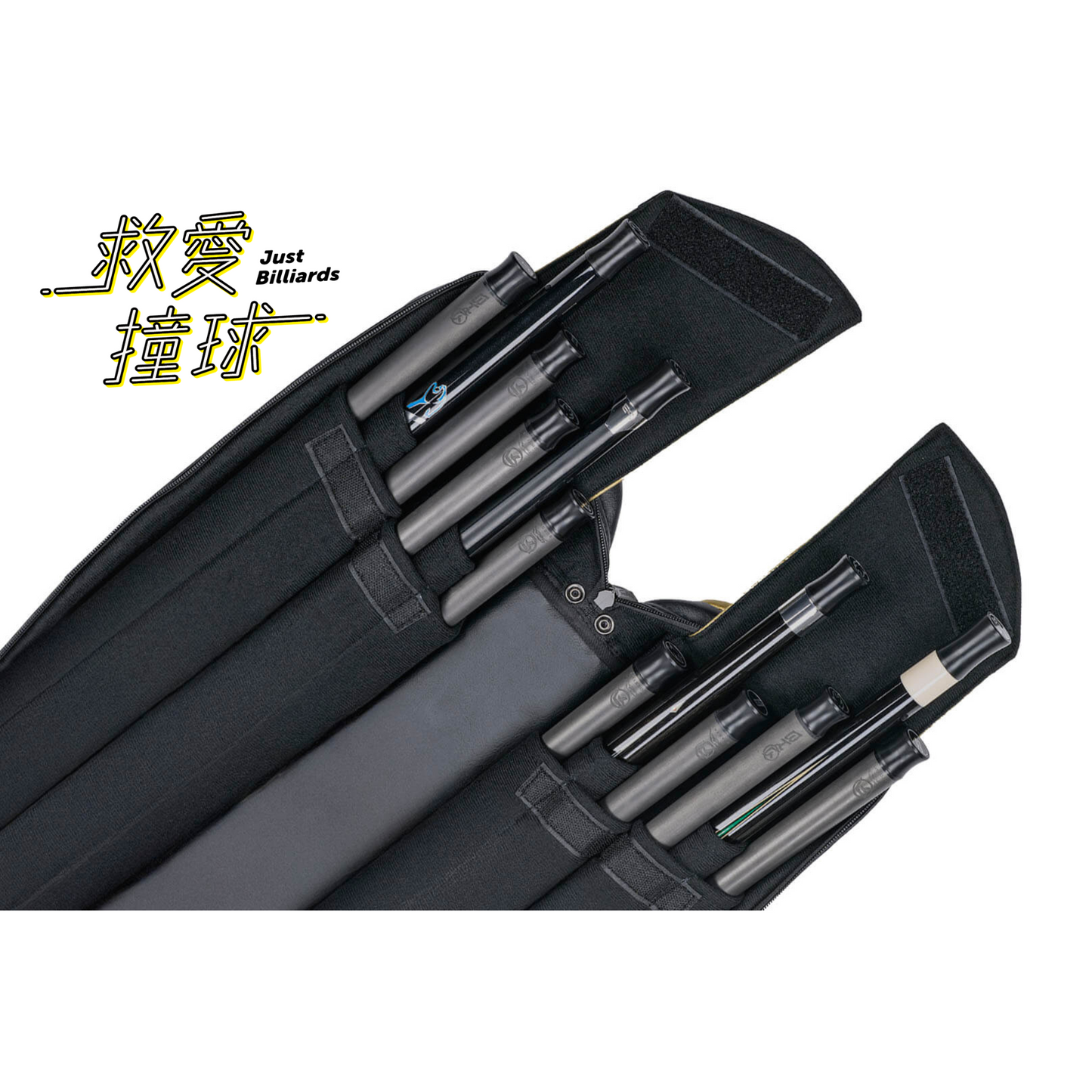 Predator Roadline 美洲豹30週年紀念 黑金撞球桿軟包 – 4B8S