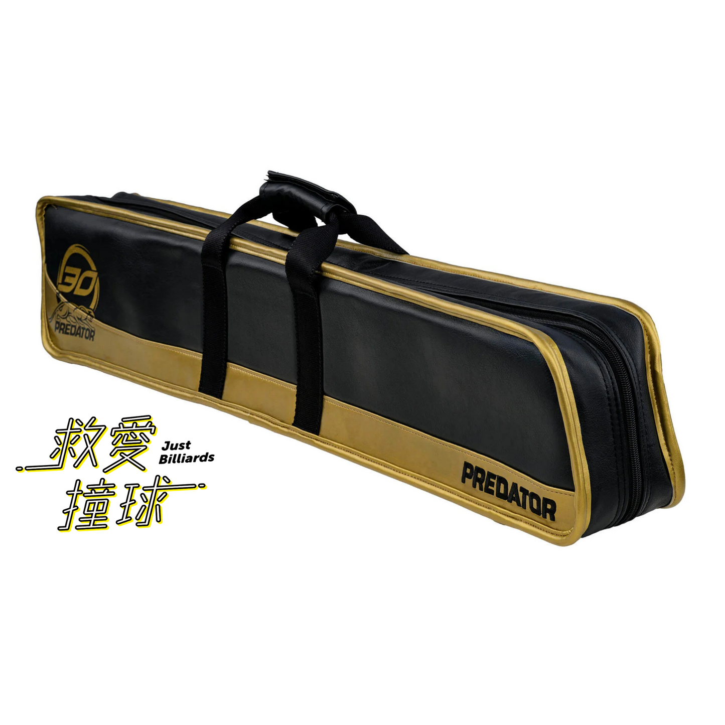Predator Roadline 美洲豹30週年紀念 黑金撞球桿軟包 – 4B8S