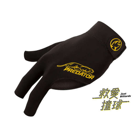 Predator Second Skin 美洲豹 黑底黃字 撞球手套